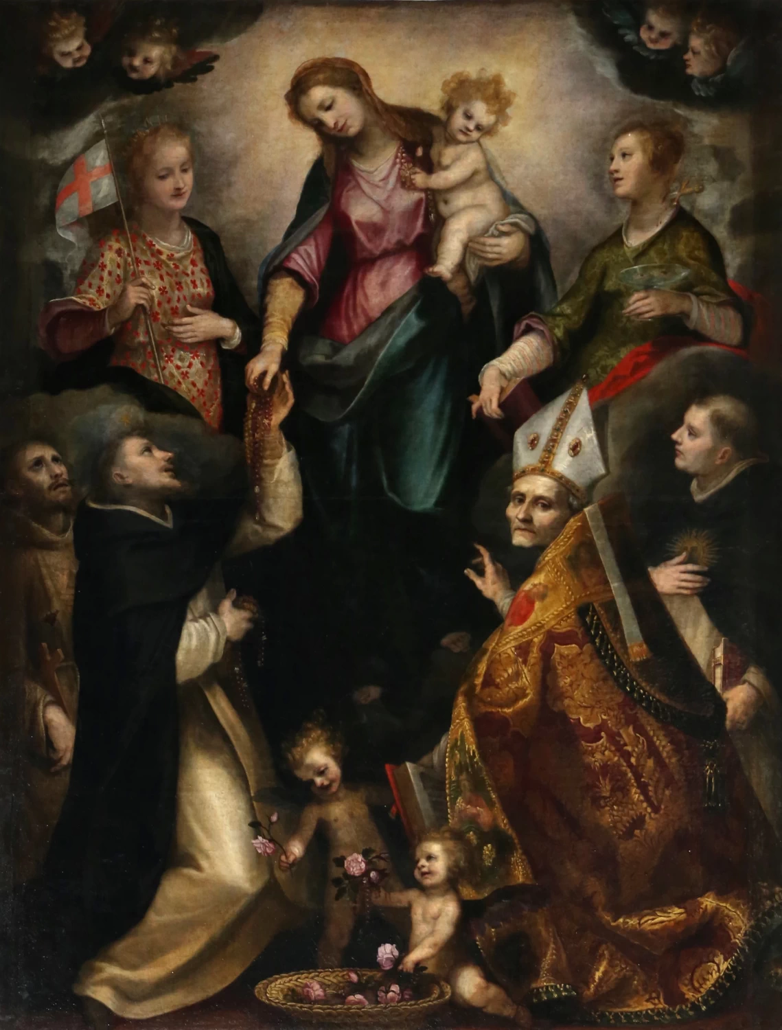Madonna del rosario - Duomo, Cortona